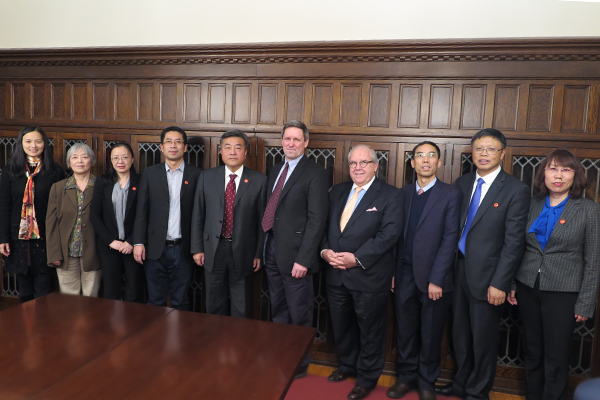 The Delegation with the Staff of St. Joseph’s University